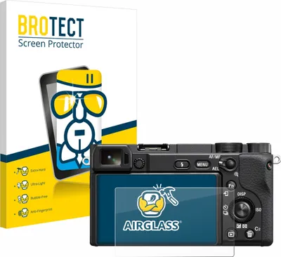Produktbild von BROTECT Schutzglas für Sony Alpha 6100 / 6100A Schutzfolie Panzer Folie Glas Display Schutz klar