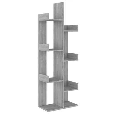 Immagine prodotto di Libreria 48x25,5x140 cm Grigio Sonoma in materiale ligneo