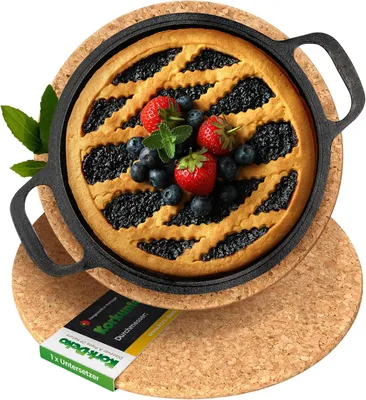 Imagen del producto de Base antideslizante redonda, resistente al calor, de 25 cm, para ollas y sartenes