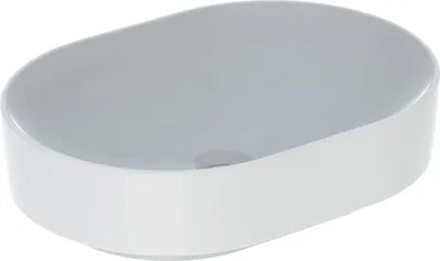 Immagine prodotto di Geberit VariForm Lavabo à poser elliptique, 550x400mm, sans trou de robinet, sans trop-plein, 500.774.01.2, 500.774.01.2