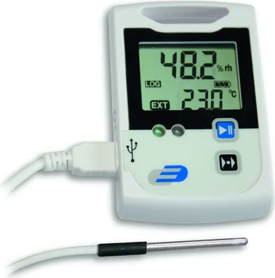 Zdjęcie produktu dla TFA-Dostmann 31.1039, Elektroniczny termometr środowiskowy, Wewnętrzna, °C, -50 - 125 °C, Cyfrowy, Biały