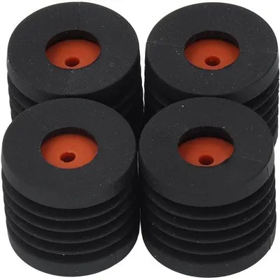 Productafbeelding van Trillingsdempende voet voor 3D-printer - Rubberen voet - Antislip - Diameter 29 mm - Hoogte 26 mm - Demper