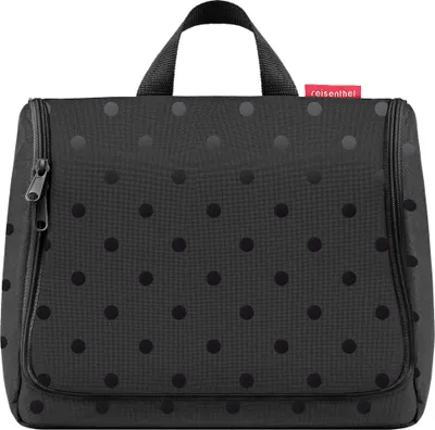 Produktbild von reisenthel toiletbag XL glossy dots black