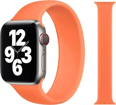 Produktbild von Original Apple Solo Loop Armband 42/44/45mm Größe 8 Kumquat