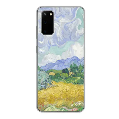 Produktbild von MuchoWow® Handyhülle Schutzhülle Hülle für Samsung Galaxy S20 Weizenfeld mit Zypressen - Vincent van Gogh Silikon Softcase Handy Hülle - Bild
