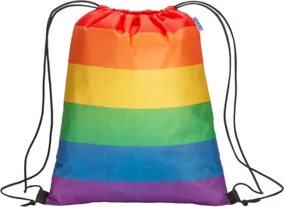Produktbild von Turnbeutel Rainbow Regenbogen Rucksack mit Kordelzugverschluss
