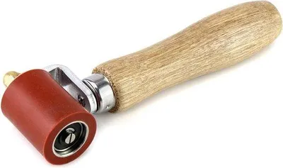 Obrázok produktu pre Silikónový valček, tepelne odolný valček na spájanie tvrdých plastov, ručný valček na tesnenie striech, zariadenie na rezanie PVC laserom, 40 mm, červený