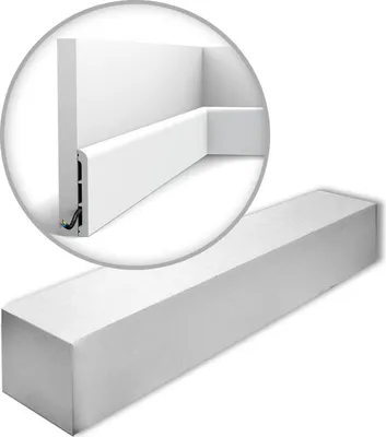 Immagine prodotto di Modanature per pavimenti Orac Decor AXXENT SX184-RAL9003-box 1 cartone con 20 modanature decorative 40 m