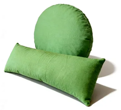 Produktbild von Yoga Set Bolster und Meditationskissen – Füllung aus Dinkelspelz – Yogakissen und Meditationskissen aus 100 % Baumwolle