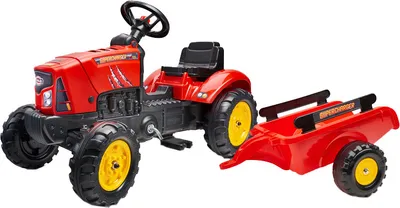Produktbild von FALK - Wandertraktor SuperCharger mit Abstellgleis rot