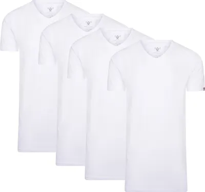 Produktbild von Cappuccino Italia 4-pak T-shirtów Biały - Duży XL