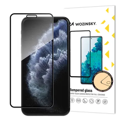 Image de Wozinsky Super Durable Full Glue Full Screen Tempered Glass with Frame Case Friendly Apple Iphone 11 Pro / Iphone Xs / Iphone X Black