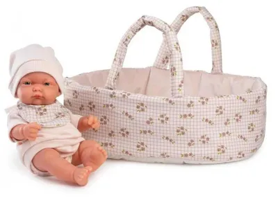 Produktbild von MuÑecas Antonio Juan Pitu Puppe Mit Tragewanne   Kinder  One Size