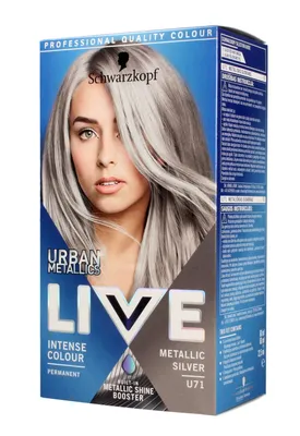 Produktbild von SCHWARZKOPF Live Urban Metallic Haarfrbemittel U71 Metallic Silber