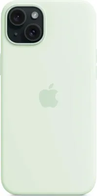 Image de Apple Silicone Backcover MagSafe pour Apple iPhone 15 Plus - Soft Mint