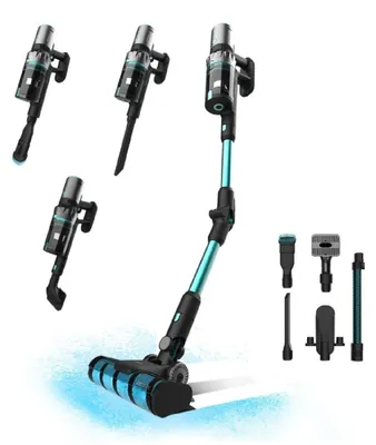 Produktbild von Cecotec 08427, 400 W, Trommel-Vakuum, Trocken, Beutellos, Zyklonal, Aqua-Farbe, Schwarz