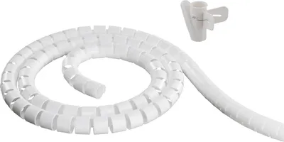 Immagine prodotto di Guaina per cavi in nylon DELTACO, diametro 25 mm, con utensile, 20 m, bianco