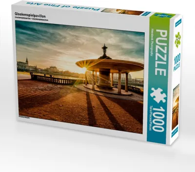 Produktbild von CALVENDO Puzzle Glockenspielpavillon 1000 Teile Puzzle quer | 1000 Teile Lege-Größe 64x48cm Foto-Puzzle für glückliche Stunden