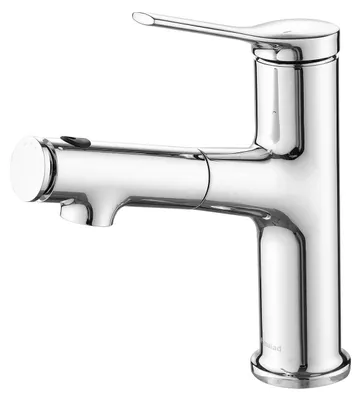 Waschtischarmatur, 3 Strahlarten, ausziehbar, Einhebelmischer, Chrom