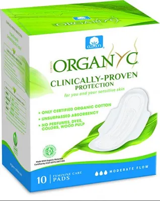 Image de Coussinets féminins quotidiens BIO coton 10 pcs