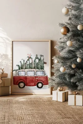 Immagine prodotto di Wallity, Nwyearsngmdl67, Quadro decorativo incorniciato, Multicolore, Legno, 33 x 48 cm