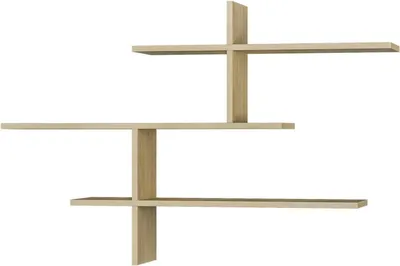 Produktbild von Regal Dpjac, Gestell, Wandregal, Mehrzweckregale, 123x22h81 cm, Eiche