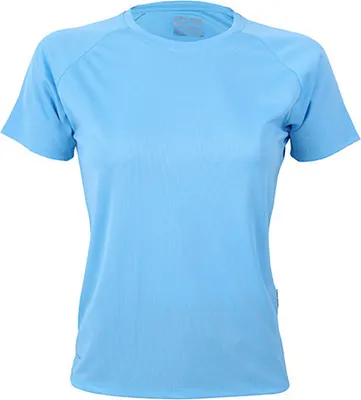 Immagine prodotto di CONA SPORTS CSL01 | Ladies Rainbow Ladies Tech Tee / Oeko-Tex - Colore: Clear Blue - Taglia: XS