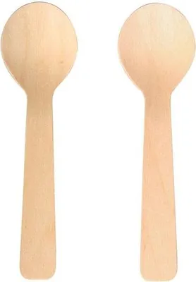 Immagine prodotto di 6 cucchiai di legno da 10 cm