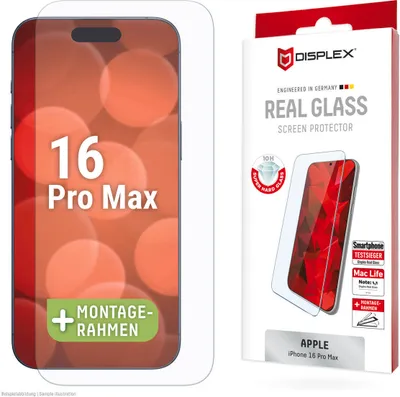 Immagine prodotto di DISPLEX Vetro reale iPhone 16 Pro Max