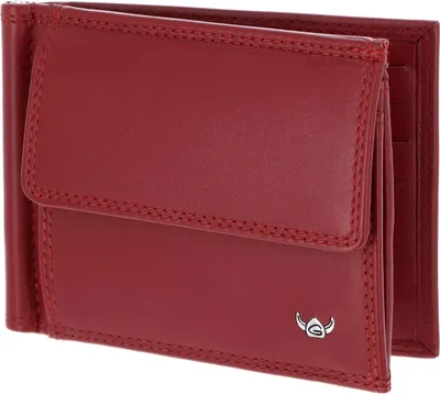 Produktbild von Golden Head Leder Geldbörse Geldklammer Polo RFID Protect Clip-Scheintasche 1921 Rot dunkelrot