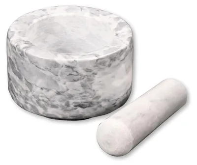 Immagine prodotto di Mortaio e pestello KESPER, Ø 13 cm, marmo bianco lucido KESPER 71505