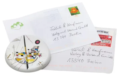 Produktbild von Parastone Kandinsky-Briefbeschwerer, Glaskuppel, modern, PKAN1