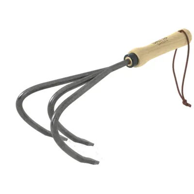 Produktbild von Siena Garden Handgrubber geschmiedet premium 3 Zinken Handgriff Esche100 %