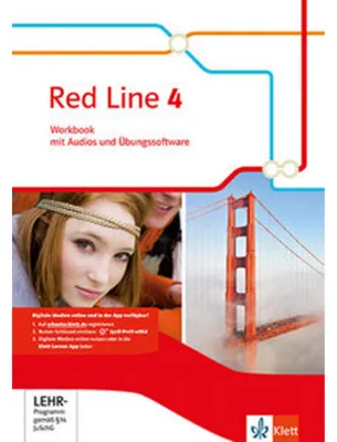 Produktbild von Red Line. Workbook mit Audios und Übungssoftware 8. Schuljahr. Ausgabe 2014