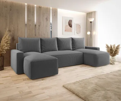 Produktbild von U-förmiges Sofa SOFTA – Dunkelgrau