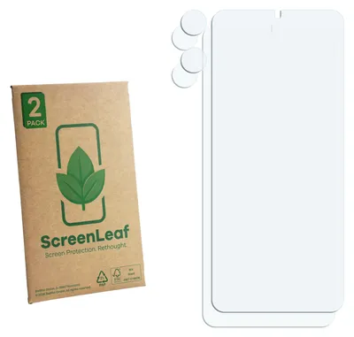 Produktbild von 2x ScreenLeaf Schutzfolie für Motorola Moto G06 Power (Display+Kamera) Displayschutz Display Schutz Folie Klar Transparent