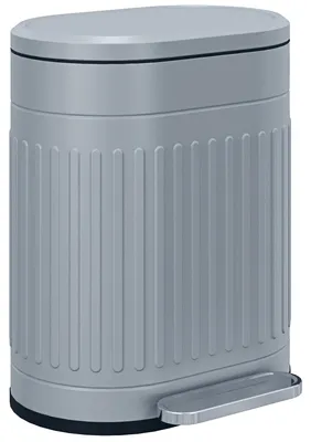 Obrázek produktu pro 20litrový kovový odpadkový koš s pedálem, měkké zavírání, vyjímatelná vložka