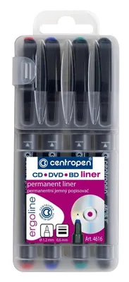 Produktbild von Sada popisovačov na CD/DVD/BD Centropen 4616/4