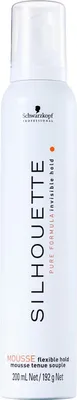Produktbild von Schwarzkopf Silhouette Flexible Hold, Haarschaum, Frauen, 200 ml, Alle Haare, Befestigung, Alle Farben