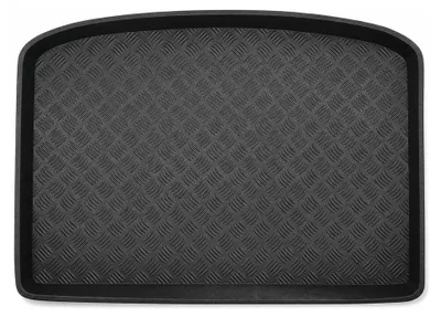 Productafbeelding van Rubberen kofferbakmat voor Fiat 500L vanaf 2012 – zwart, op maat