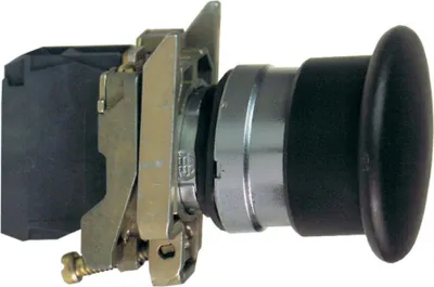 Produktbild von Schneider Electric XB4, Knopf, Schwarz, IP66, IK06, Klasse I, 122 g