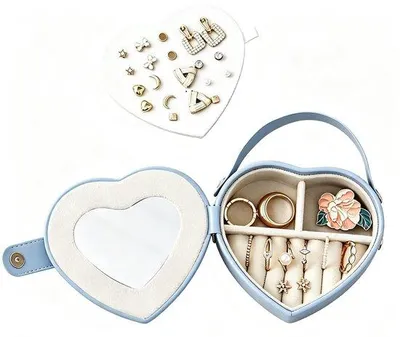 Productafbeelding van Draagbare Sieraden Organizer voor Reizen, Blauw