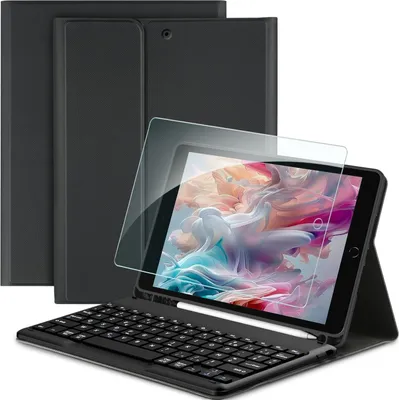 Immagine prodotto di Case with keyboard for iPad 10.2 7–9 gen EasyAcc AZERTY with stylus holder.