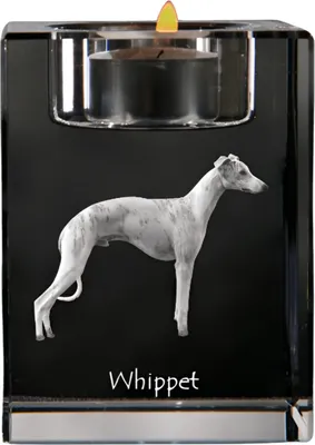 Imagen del producto de Art-Dog Portavelas para vela de té – Whippet