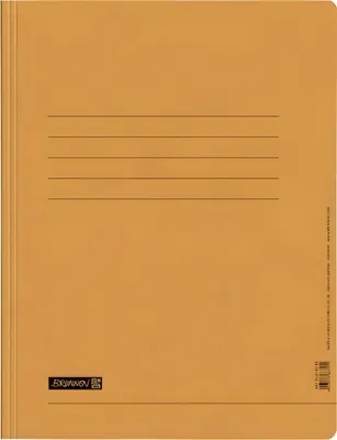 Produktbild von Brunnen 102010740 Schnellhefter (A4, mit Einsteckfach, mit Amtsheftung, aus Karton) orange