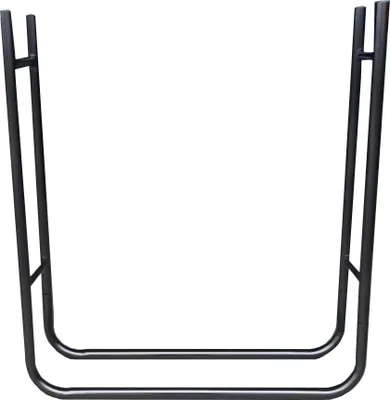 Produktbild von Kaminholzregal Holzstapelhilfe schwarz pulverbeschichtet 84x92,5x31,5 cm massives Stahlrohrgerüst ( D: 32 mm) gebogen und gesteckt