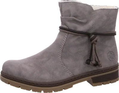 Produktbild von Rieker Damen Ankle Boots Y7463, Frauen Stiefeletten,uebergangsstiefel,flach,Stie