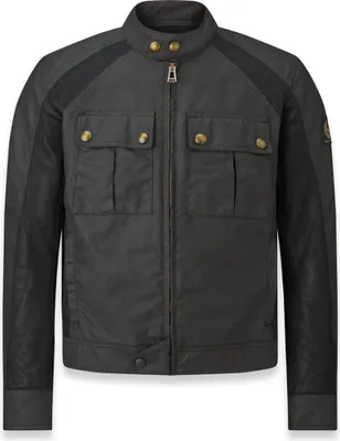 Produktbild von Belstaff Temple Motorrad Wachsjacke, schwarz, S