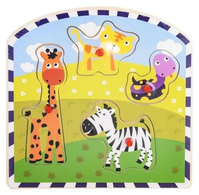 Obrázok produktu pre Układanka drewniana Safari 1