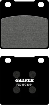 Produktbild von Galfer Fd045g1054 Sinterbremsbeläge Schwarz Schwarz One Size